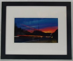 70 West Matted and Framed Photographic Print 18″ x 24″