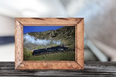 Union Pacific Mallet 4-8-8-4 Bigboy X4014 Weber Canyon Passing | Print 4×6