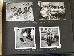Old photo album civilian with defects, life in the GDR/51