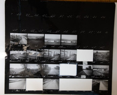 Photo Print Large Contact Sheet 1980 Various Views Normandy