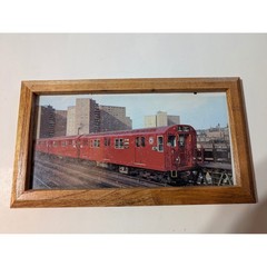 NYC Subway Train Photograph Framed New York City Subway Art 137th Street 13″x 8″