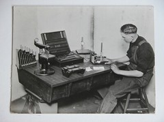 c. 1919 THE KEMPSMITH MANUFACTURING CO Photograph 8X10 LAYOUT TABLE Tool Maker