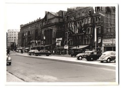 3 photographs Berlin-Charlottenburg, V. Film Festival 1955, film stage on the Kurf