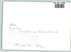 40027539 – 1000 Berlin Mitte Theodosius Hospital