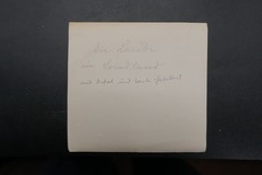 Photo portrait businessman woman garden house pipe Friedland East Prussia book old