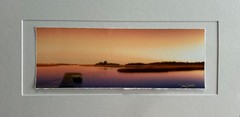 Doug Cavanah original signed matted panoramic picture «Early Morning Solitude»