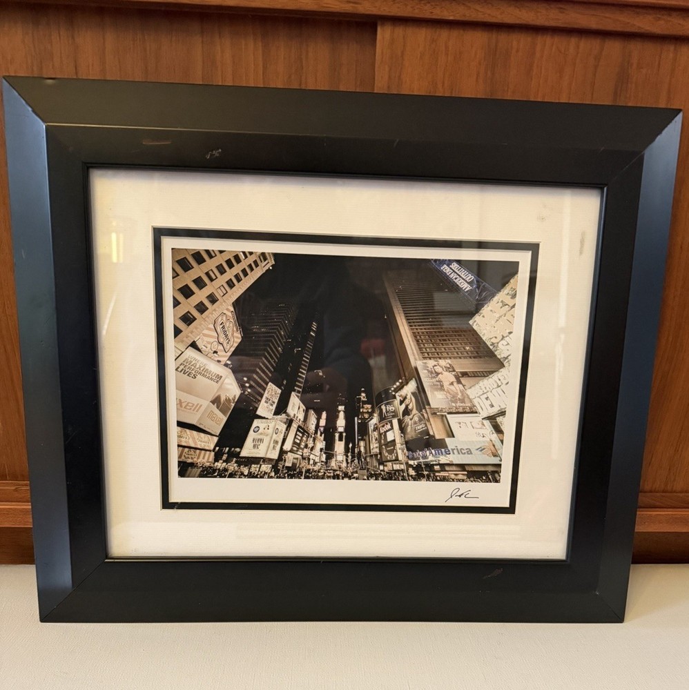 Jesse Kalisher Framed Photo Gallery Signature Series NYC Times Square