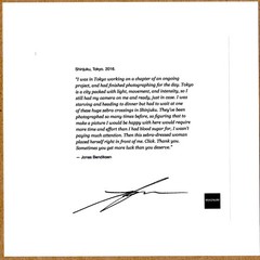 SIGNED JONAS BENDIKSEN SHINJUKU TOKYO 2018 LTD 6 x 6 MAGNUM PRINT