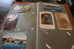 Great old photo postcard album – 200 photos and cards from around 1910
