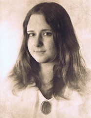 Hendrickson Original Photo SEPIA PORTRAIT OF SWEET INNOCENT TEENAGER 11×14″