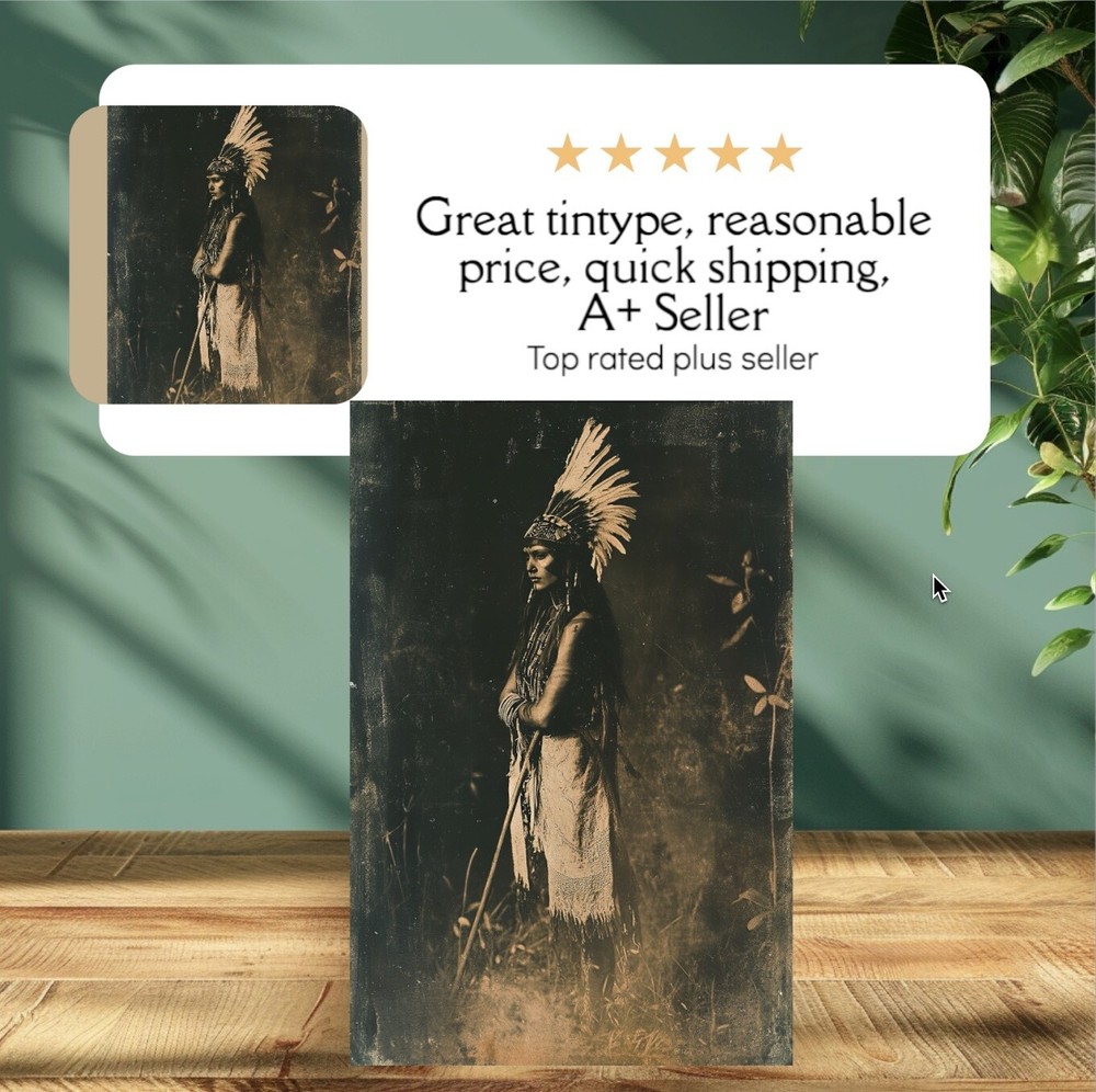 Native American Tintype Limited Edition Museum Series C0021RP