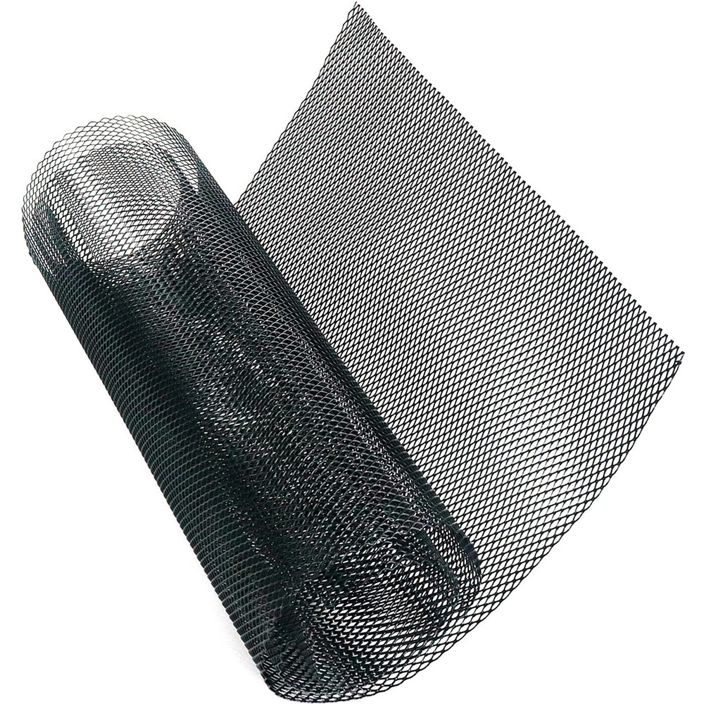 Modengzhe Car Grill Mesh,40 x 13 inch Universal Black Mesh,Aluminum Alloy Aut…