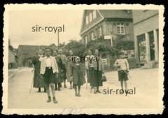 Kirchbrombach Odenwald 1935 – Family Next To Shop Shop – 1930s – Photo 9x6cm