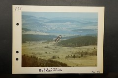 Photo View Klattau Czech Republic Vltava View Landscape Color 1974 Forest Village Picture