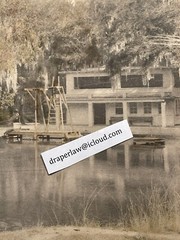 1910s 1920s DE LEON SPRINGS, FL HAND TINTED PHOTOGRAPH, WILLIAM JAMES HARRIS