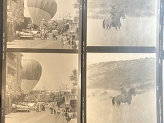 NEWLY FOUND! Hendrickson PHOTO Contact Sheet Proof & Negatives COWBOY ON HORSE