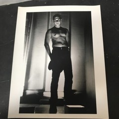 Art Photograph Silver Gelatin Print Janine Gordon Signed Edition Greek Man