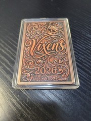 Colorized 1 OZ Vixens 2026 .999 Copper Bar Beautiful Woman Sexy Baddie