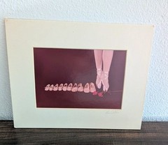 David A Harris Ballet Pointe Shoes Ballerina Dance signed Art Photgraph Print