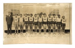 Original Photo of Girls’ Basketball Team, Webster High School, Minden, LA / 1931