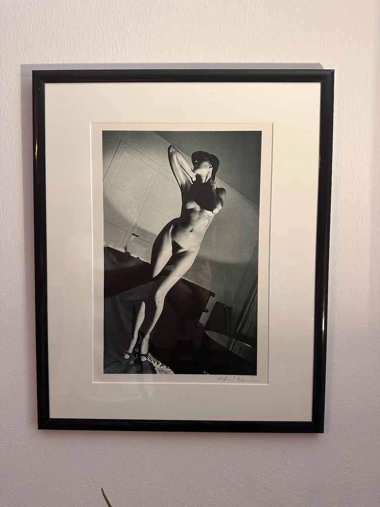 Helmut Newton Lithograph “In my apartment, Paris ’78” autographed limited 15/24