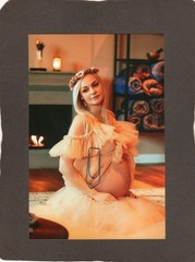 Uk21) Photo Pretty Woman Art Model Pregnant.