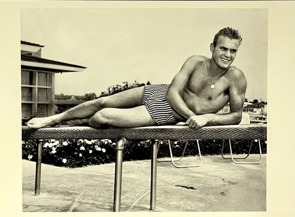 Tab Hunter 1955 Fotofolio Art Photo Print Card 4.25”x6” Actor Heartthrob
