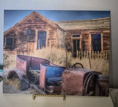 Original Photography Art Abandoned Car & Old Delivery Truck 8″x10″