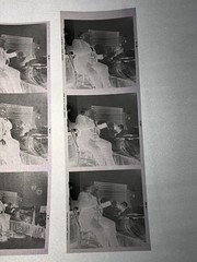 NEWLY FOUND Hendrickson PHOTO Contact Sheet Proof Negatives HOUSE DOCTOR & CHILD
