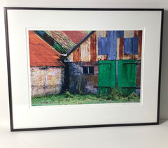 Fine Art Photograph Icelandic Barn Patchwork Signed & Matted