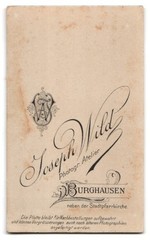 Photograph Joseph Wild, Burghausen / Salzach, portrait charming young man with