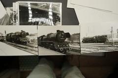 Photo Bundle Lot GDR Steam Locomotive Berlin View Sign Train Station Image 03 Advertising