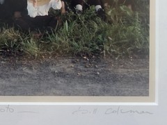 Bill Coleman «Class Photo» Amish Signed Color Photo Matted & Framed