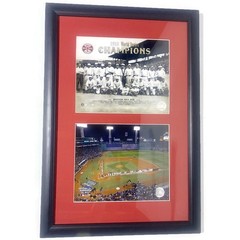 Boston Red Sox 1918 & 2004 World Series Champions Team Photos Framed Matted