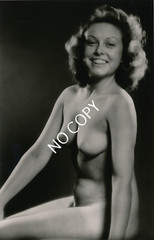 Photo pretty young woman nude art photographer unique around 1960 x175