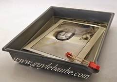 RueBoisLeVent 1971 DARKROOM SCULPTURE B&W PRINT by Guy Le Baube