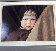 Notable Bill Coleman photograph Amish 19. Signed, # 312, framed & matted.