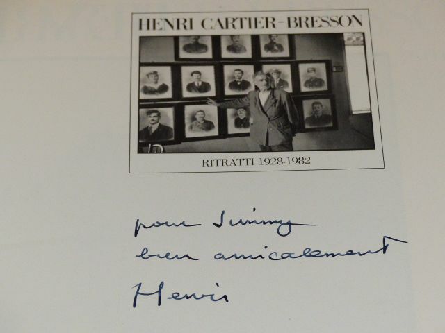 [PHOTOGRAPHY] JAMES A. FOX (AG. MAGNUM) PORTRAITS Signed By CARTIER BRESSON 1983