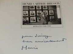 [PHOTOGRAPHY] JAMES A. FOX (AG. MAGNUM) PORTRAITS Signed By CARTIER BRESSON 1983