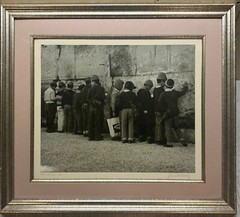 Vintage JAMES GITLITZ Children Pray at WAILING WALL Jerusalem ISRAEL Photograph