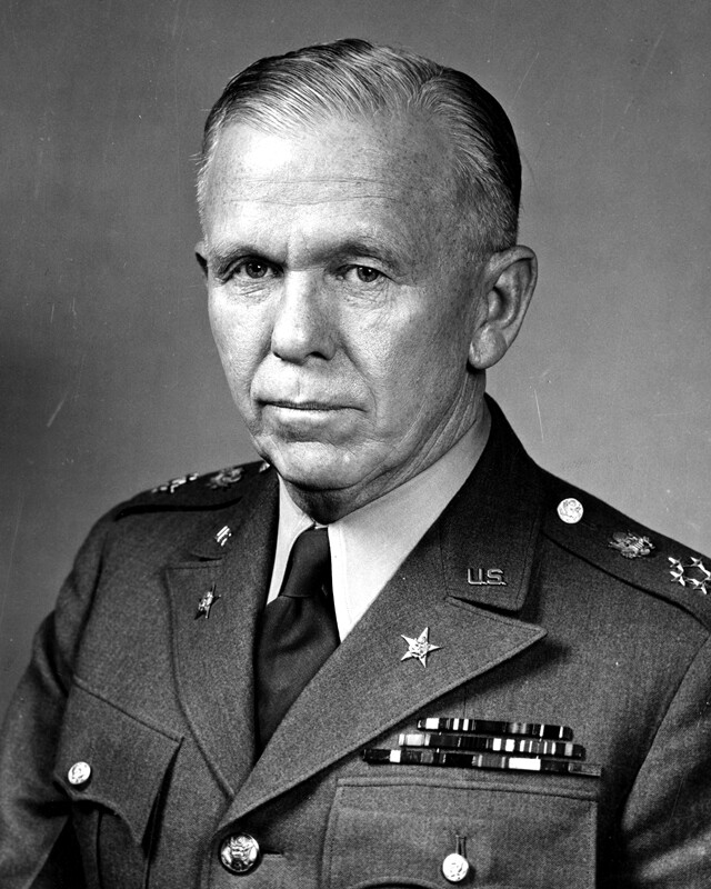 New World War II Photo: Portrait of General George C. Marshall – 6 Sizes!