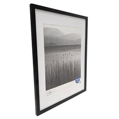 Black Gallery Picture Frame 14×18 Matted to 11×14 Wall Display Art Decor New