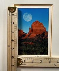 Signed Michael Irvine Photograph “Blue Moon Dome” Framed – Sedona, Arizona