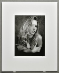 Russell Levin 2003 Jesica in Studio 11X14 Darkroom Made Photograph