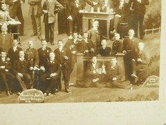 Group Photo With Soldiers ‘Rauchclub Qualm’ Stetten Near Hechingen 1912 German!