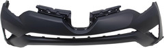 Primed Front Bumper Cover Fit for 2016-2018 Toyota RAV4 No Parking Sensor Holes