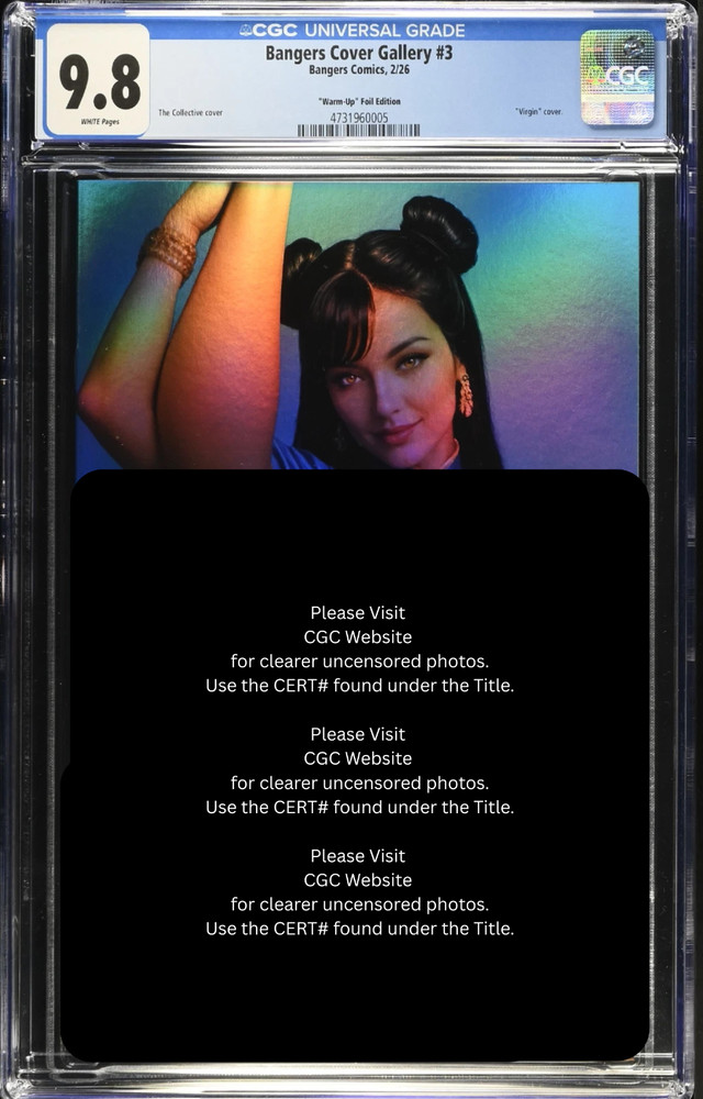 FOIL – Bangers Comics Chun Li Cosplay VIRGIN Full Chase Variant LE 10 CGC 9.8