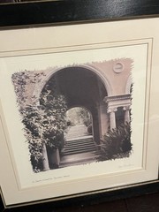European Garden By Allan Blaustein Photography Framed With Glass 18 1/2 X 18 1/2