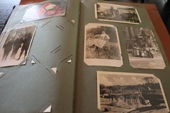 Great old photo postcard album – 200 photos and cards from around 1910