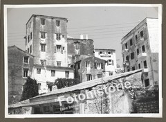 Photo Greece Corfu Arcades Street Colonnade Architecture Old Town 1960s